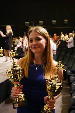 Elma Lišinović tekmovalka Shotokan karate kluba Postojna je najboljša v Sloveniji